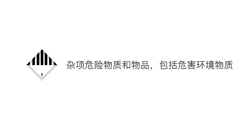 九類-雜項危險物質和物品，包括危害環境物質